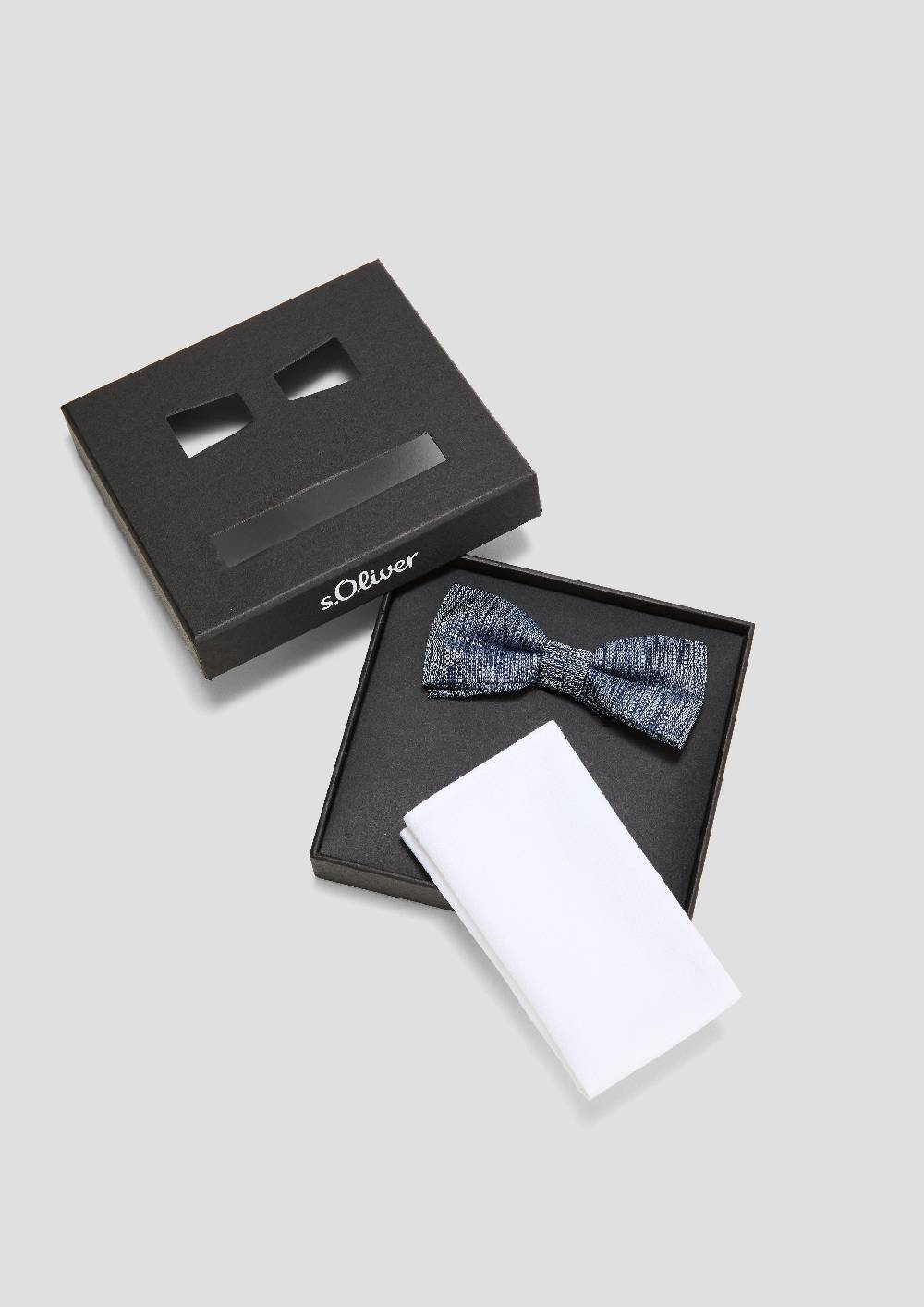 S.Oliver Accessoires-Box mit Fliege und Einstecktuch Sonderangebot der Fabrik