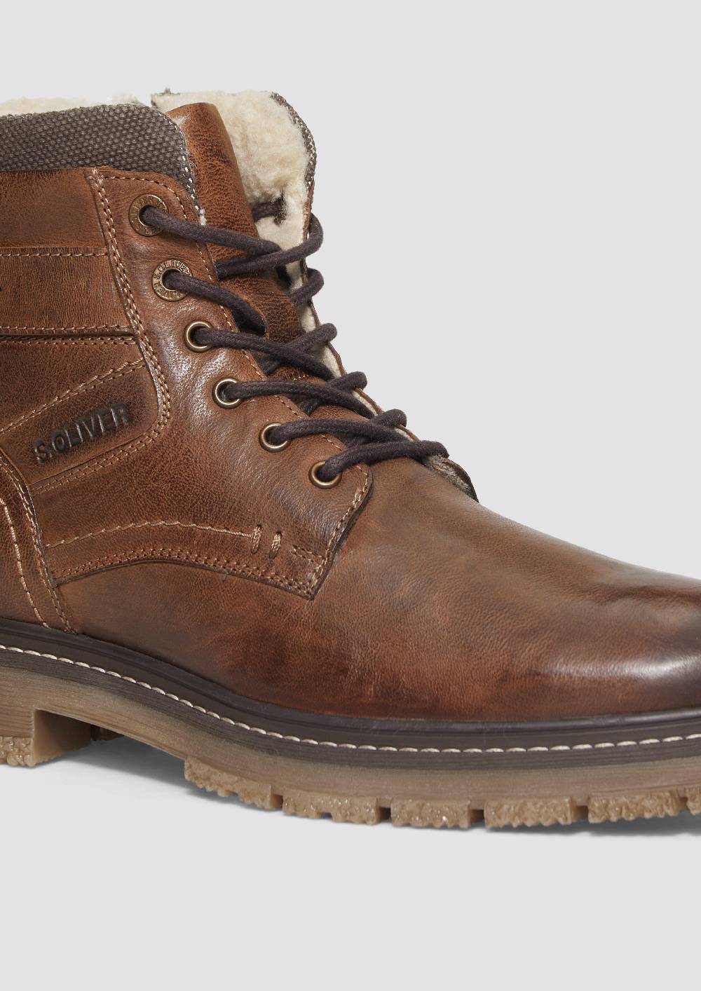 S.Oliver Stiefel aus Leder Günstiger Verkauf