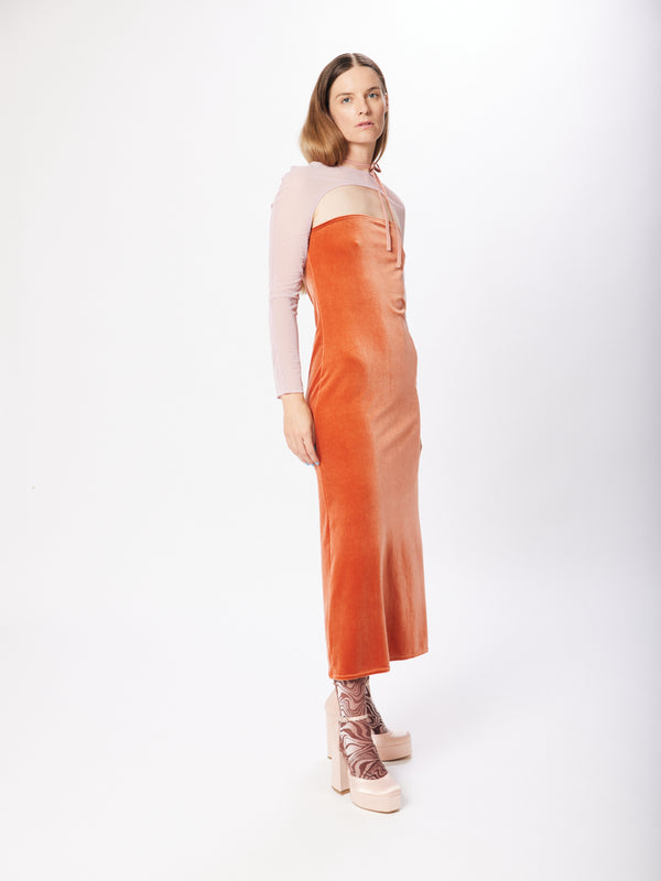 Simone Wild Velvet Dress Daisy Letzte 2 Tage