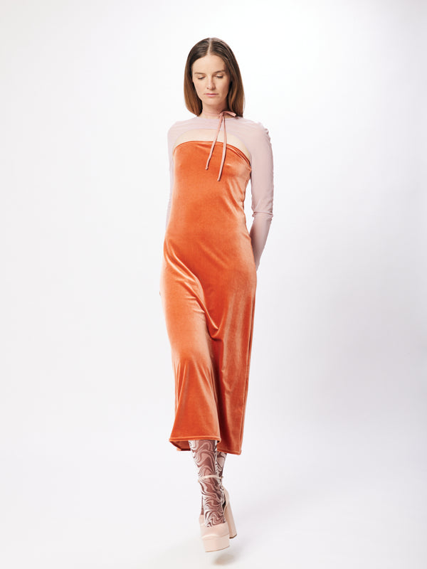 Simone Wild Velvet Dress Daisy Letzte 2 Tage