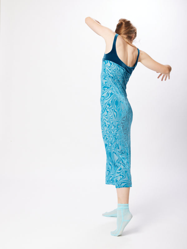 Simone Wild Devore Print Bra Dress Zeitbegrenzte Promotion