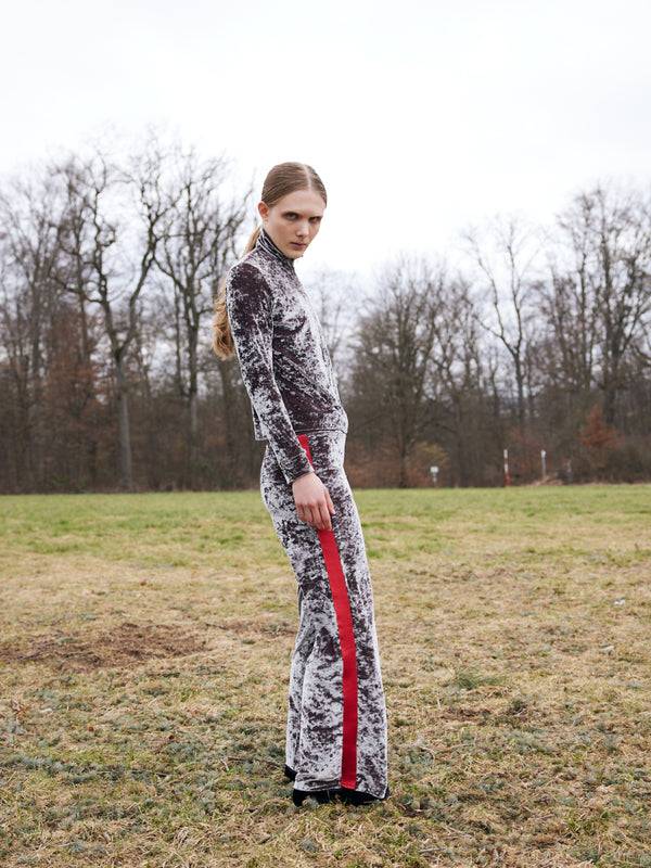 Simone Wild Velvet Stripe Pants Cyber Monday