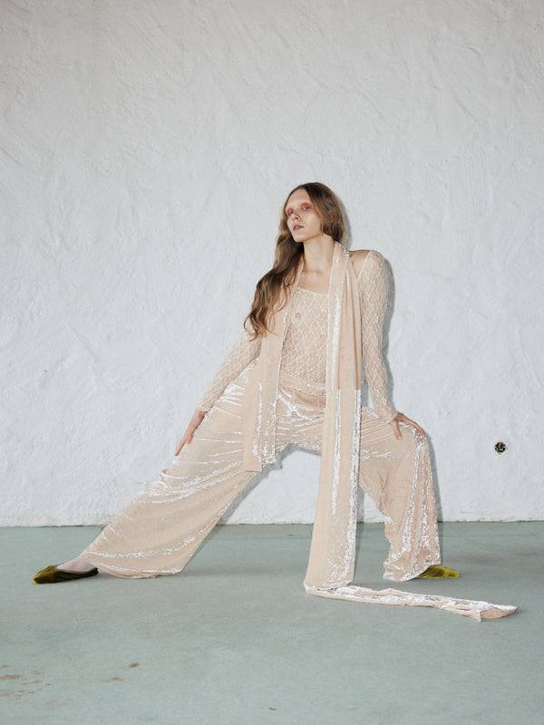 Simone Wild Hammered Velvet Pocket Pants Jubiläumsangebot