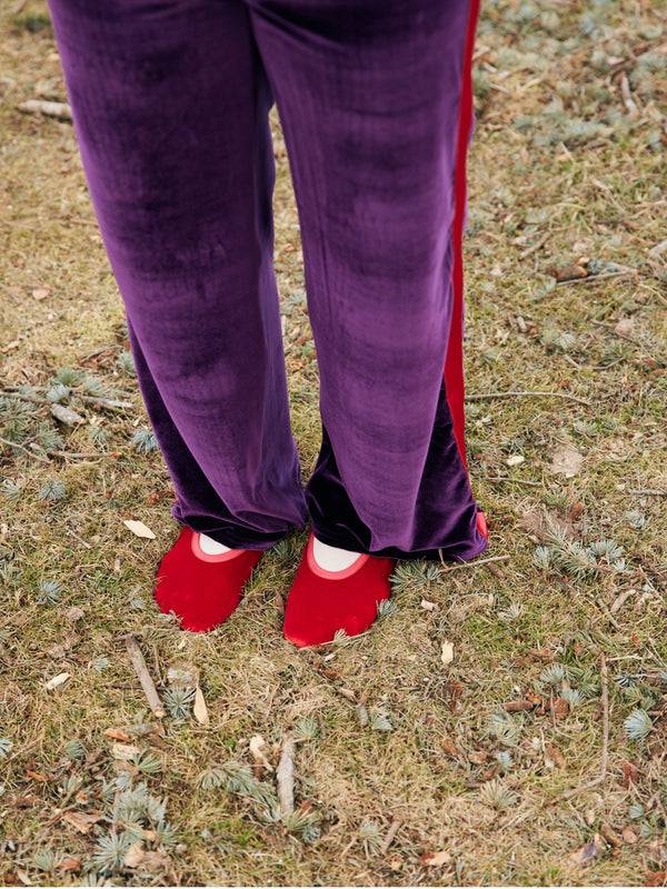 Simone Wild Velvet Ballet Slipper Blitzverkäufe