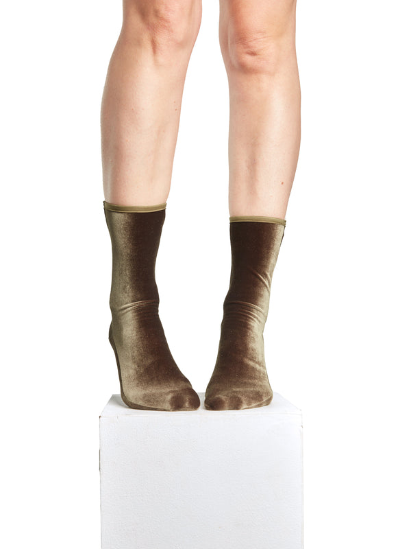Simone Wild Velvet Ankle Socks Online Outlet