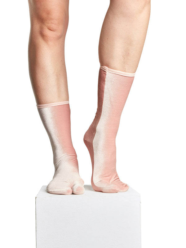 Simone Wild Velvet Toe Socks