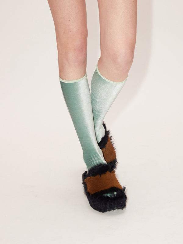 Simone Wild Velvet Knee Socks Begrenzte Freigabe