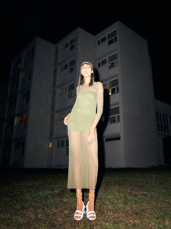 Simone Wild Net Long Dress Weihnachtsangebot