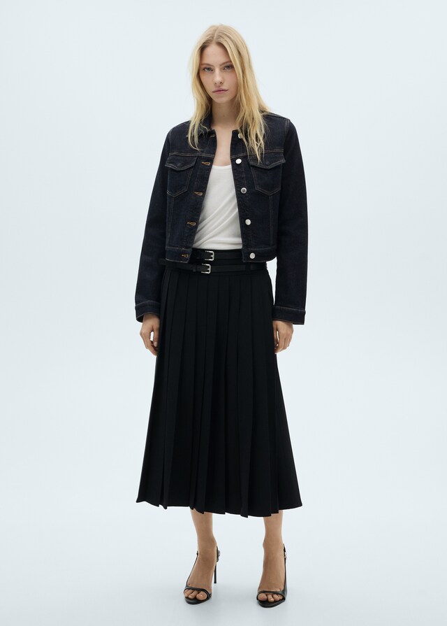 Mango Jeansjacke mit Taschen Kauf eins, bekomm eins gratis