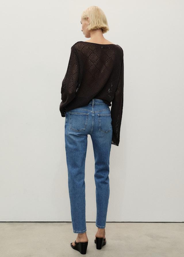 Mango Comfort-Jeans mit hohem Bund Newmom Tägliche Deals