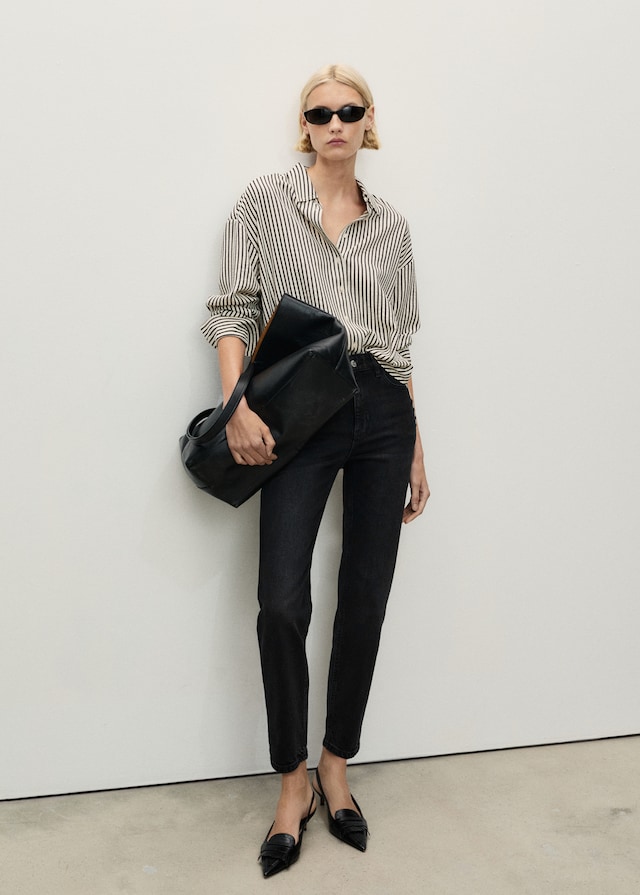 Mango Comfort-Jeans mit hohem Bund Newmom Sonderangebote