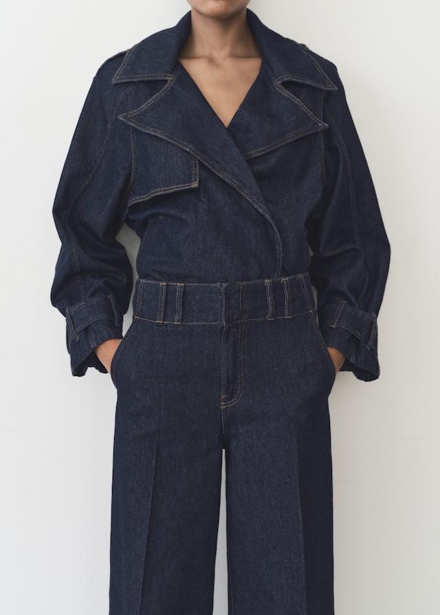 Mango High-Waist-Jeans mit weitem Bein Letzte 2 Tage