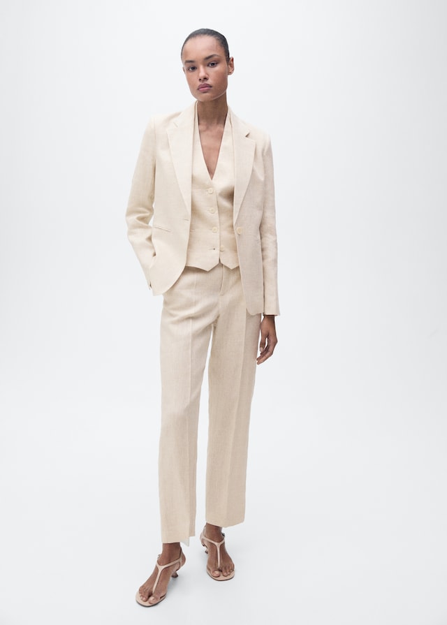 Mango Leinen-Sakko Black Friday Preise