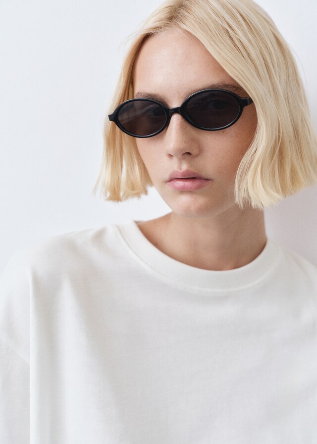 Mango Oversize Baumwoll-T-Shirt Exklusivangebot