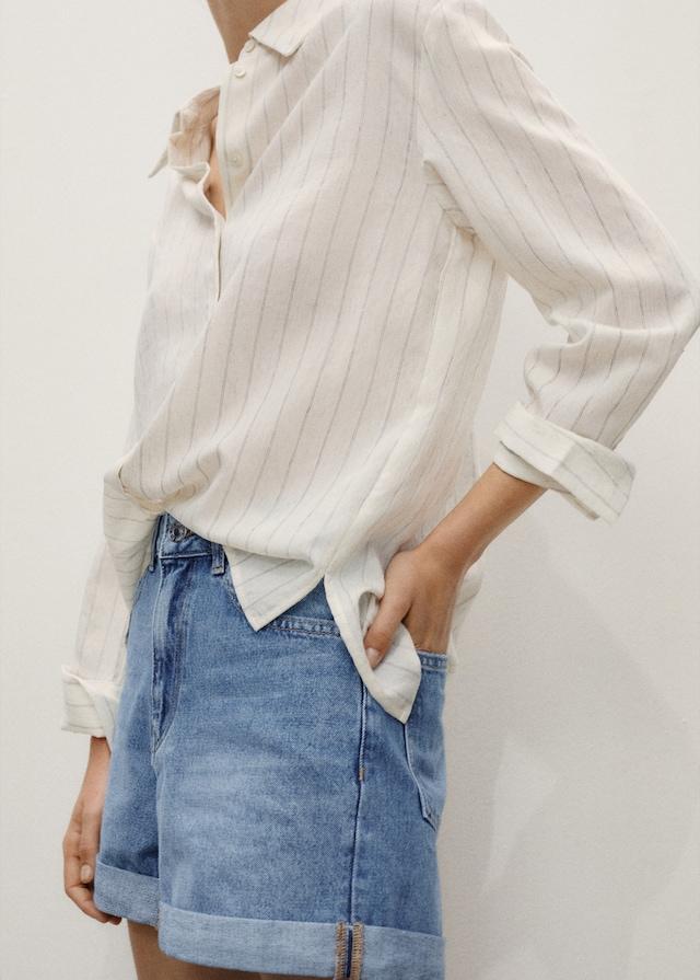 Mango Mom Fit-Jeans-Shorts Online Outlet