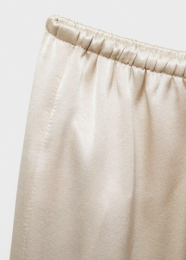 Mango Pyjamahose aus Seide VIP-Rabatte