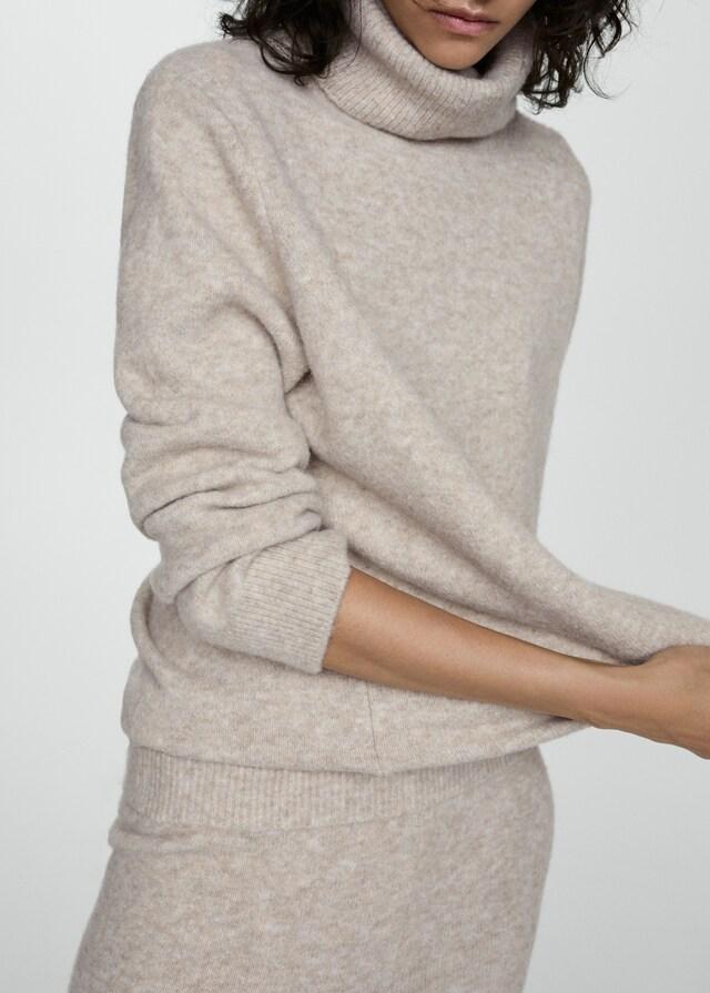 Mango Strickpullover mit Rollkragen Tiefpreis