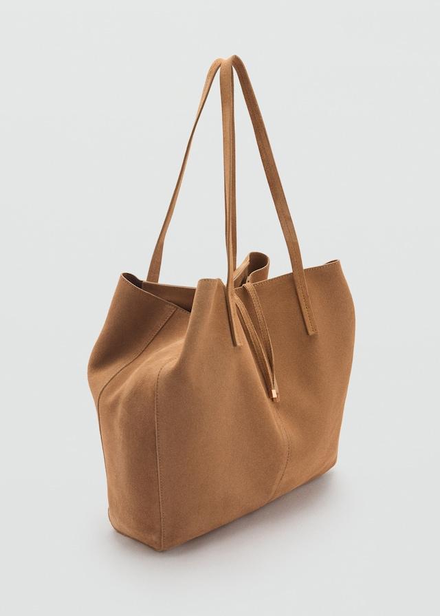 Mango Shopper-Bag aus Rauleder Bis zu 60% Rabatt