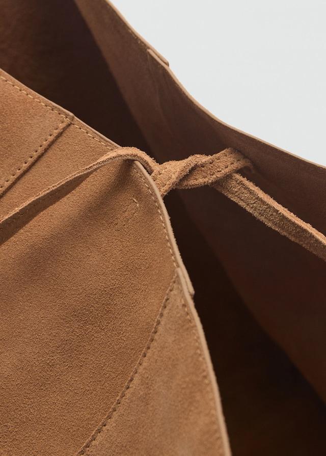 Mango Shopper-Bag aus Rauleder Bis zu 60% Rabatt