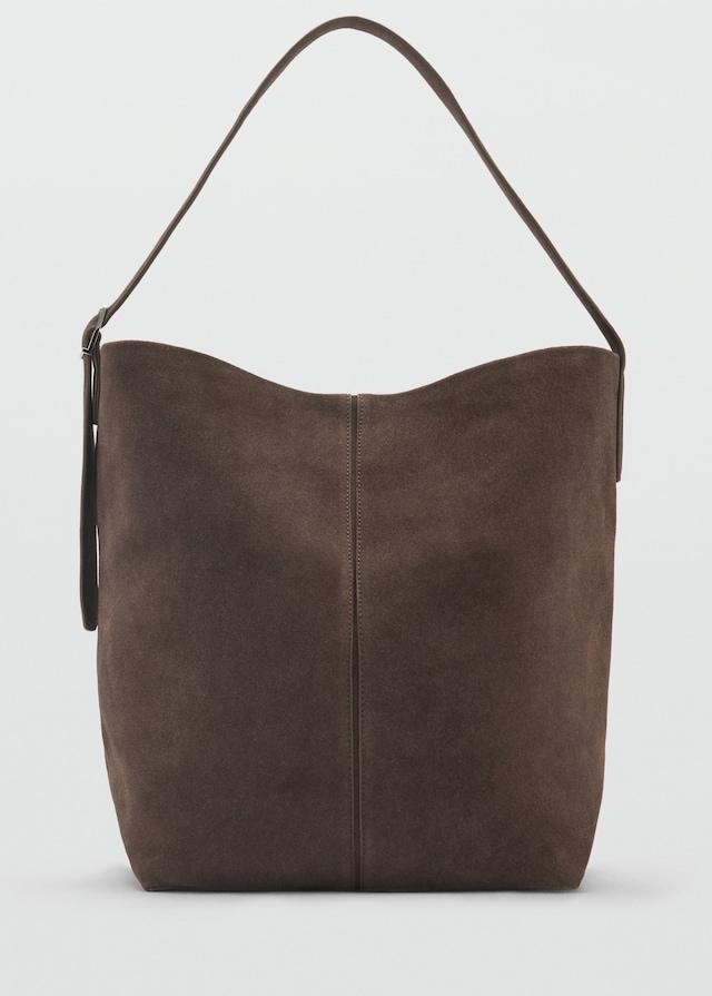 Mango Shopper-Bag aus Rauleder Bis zu 65% Rabatt