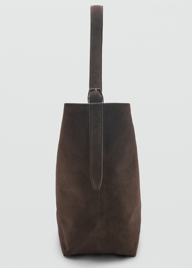 Mango Shopper-Bag aus Rauleder Bis zu 65% Rabatt