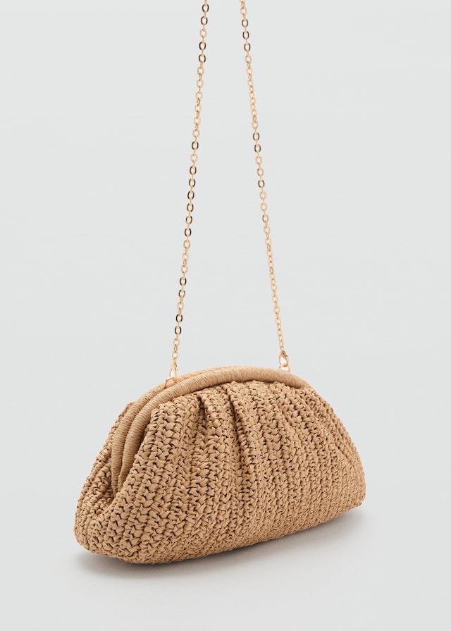 Mango Handtasche aus Naturfaser Vierteljährliche Förderung