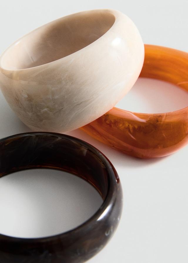 Mango 3er-Set mit kombinierten Armbändern Fabrikladen