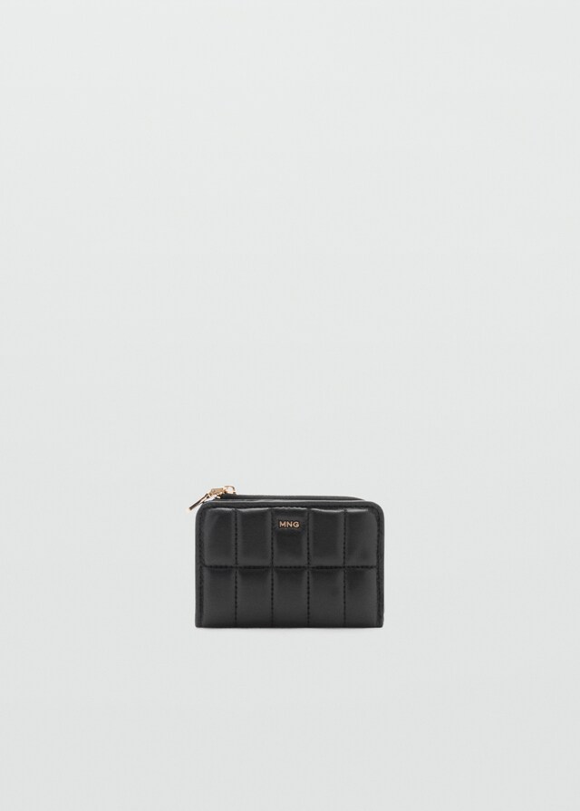 Mango Gesteppte Brieftasche mit Klappe Günstiger Verkauf