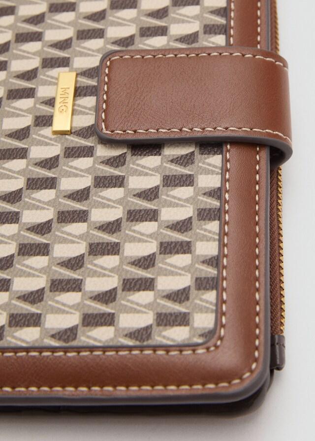 Mango Brieftasche mit Logo-Print Meist gekauft
