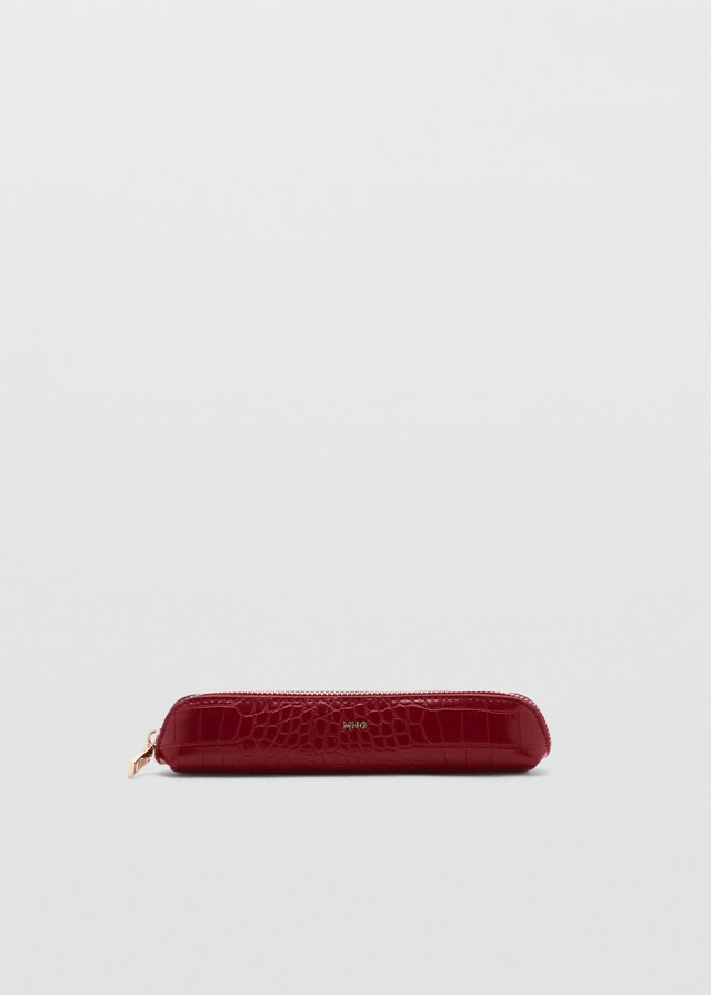Mango Etui mit Krokoprägung und feinem Design Kostenloser Versand