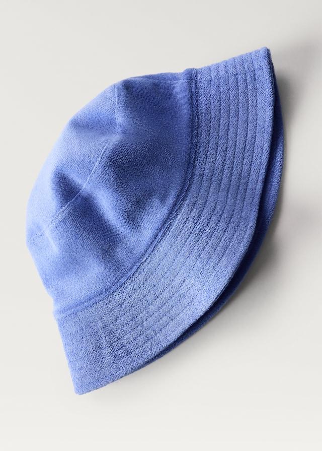 Mango Bucket Hat mit Frottee-Effekt Preisnachlass