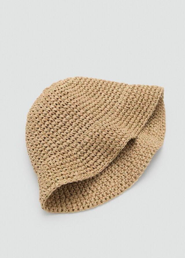Mango Bucket Hat aus Stroh Cyber Monday