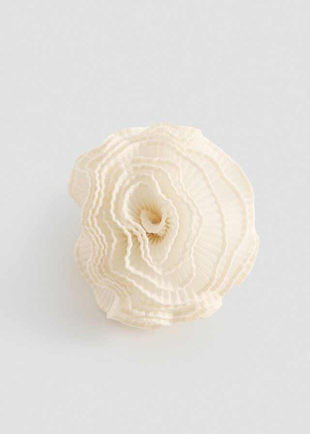 Mango Haarspange Blume Textur Neueste Mode