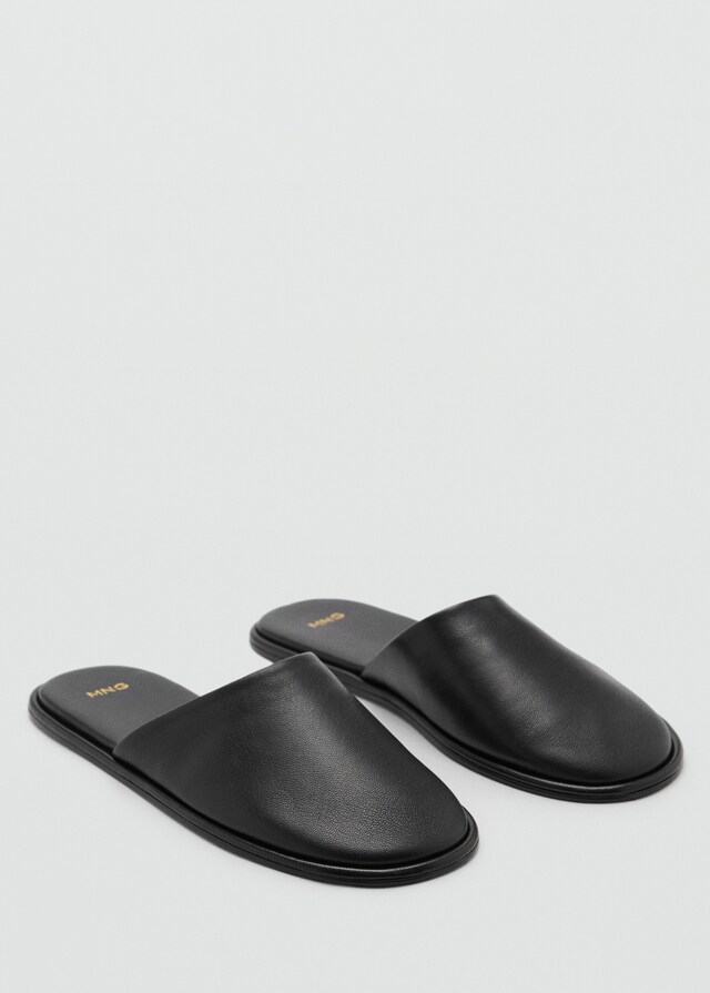 Mango Slingbacks aus Leder Sonderangebote