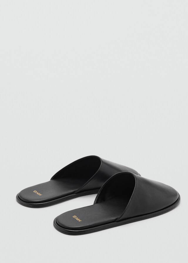 Mango Slingbacks aus Leder Sonderangebote