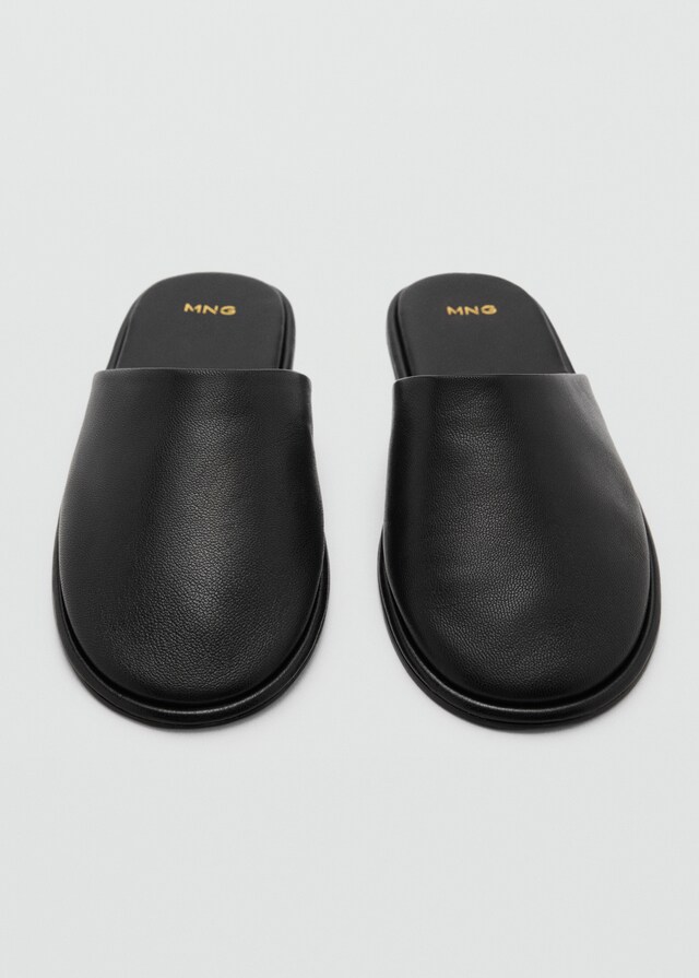 Mango Slingbacks aus Leder Sonderangebote