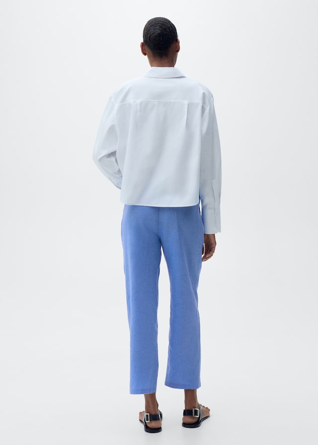 Mango Gerade Leinenhose Super Sparpreis