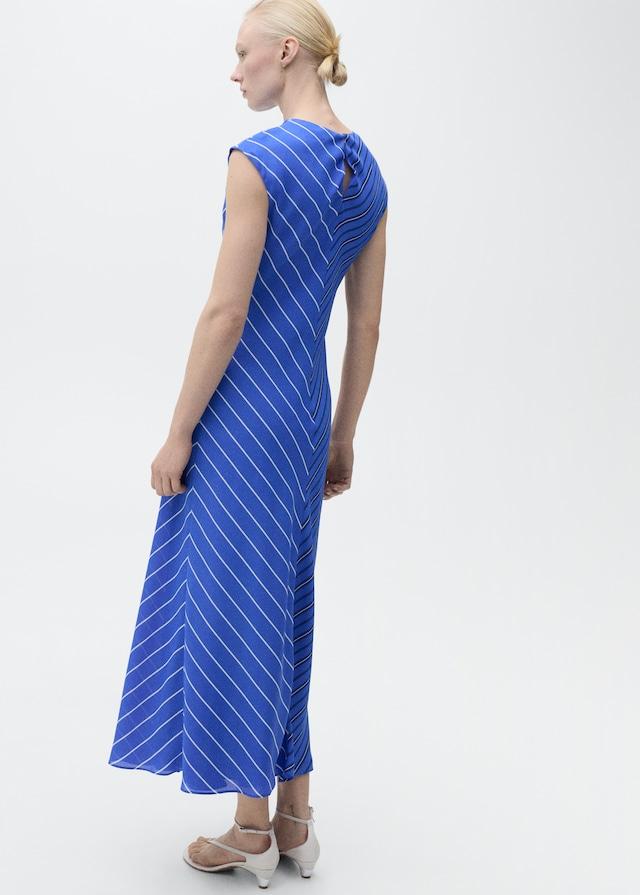 Mango Evasé-Kleid mit kombinierten Streifen JETZT KAUFEN