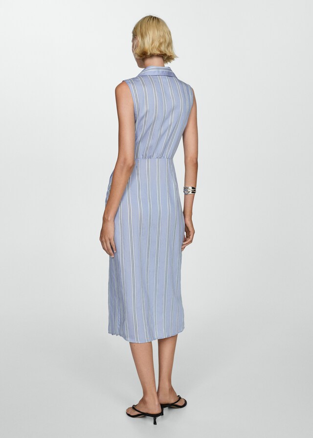 Mango Drapiertes Hemdblusenkleid Neueste Stile