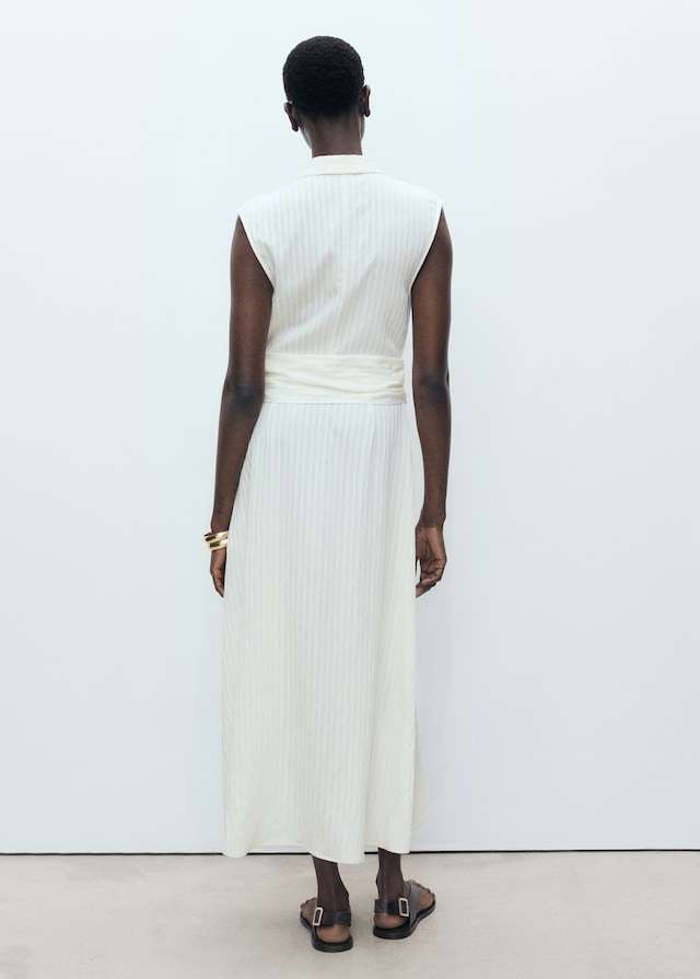 Mango Hemdkleid mit Taillenband Letzte 2 Tage