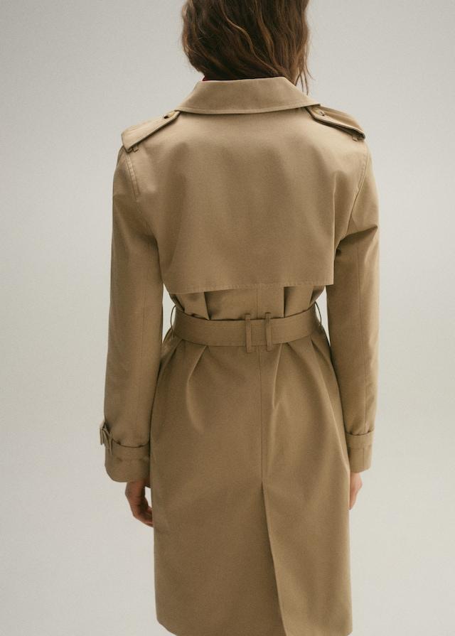 Mango Klassischer Trenchcoat mit Gürtel Sonderangebot der Fabrik