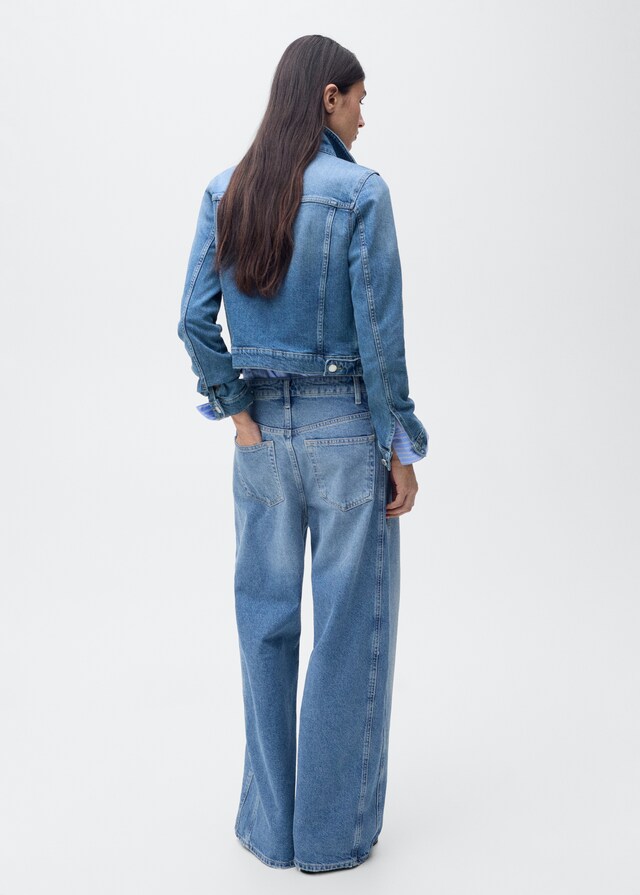Mango Crop Jeansjacke Vierteljährliche Förderung