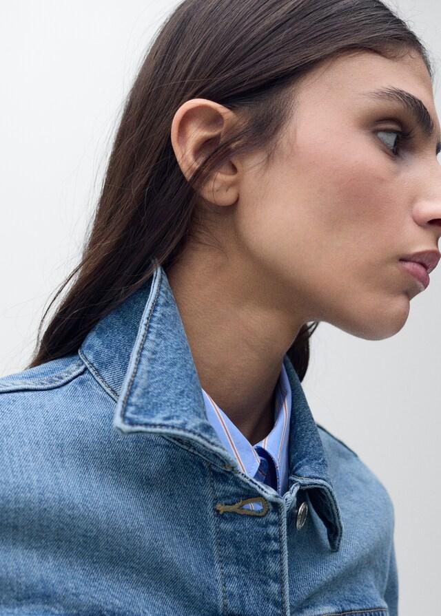 Mango Crop Jeansjacke Vierteljährliche Förderung