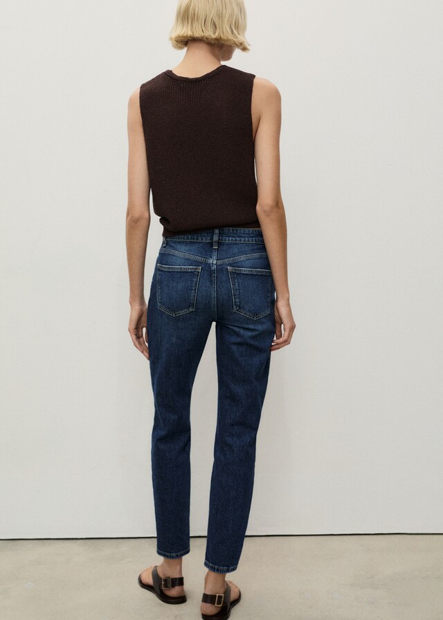Mango Comfort-Jeans mit hohem Bund Newmom Discount Store für neue Produkte
