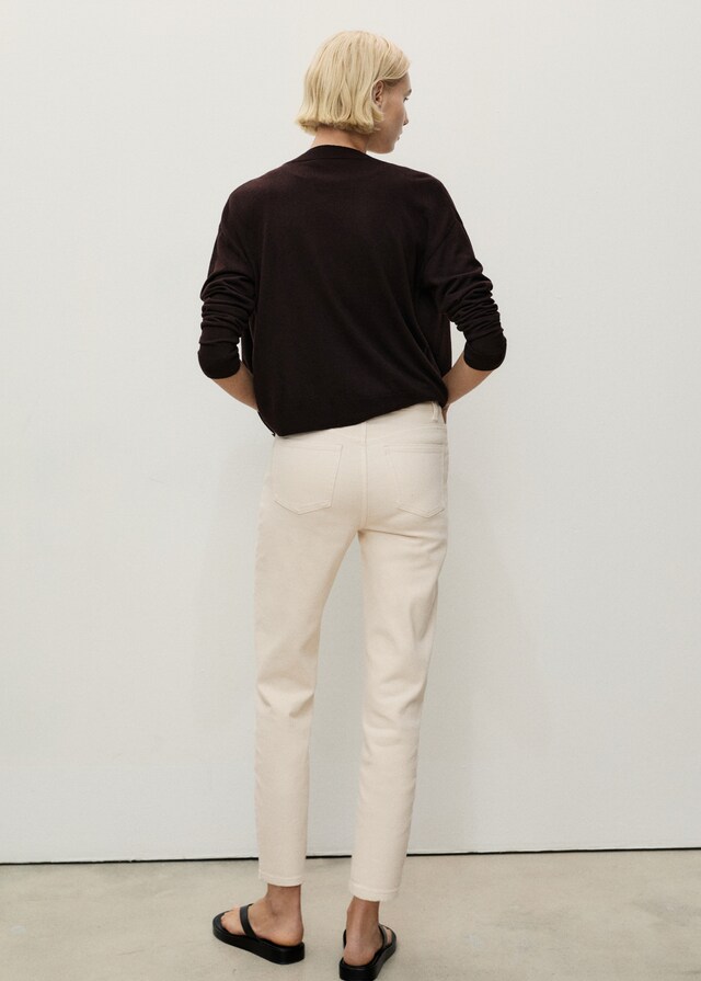 Mango Comfort-Jeans mit hohem Bund Newmom Nur noch ein Tag übrig