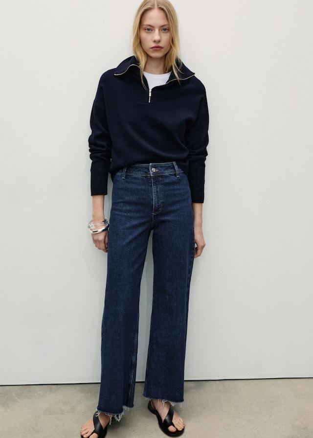 Mango Culotte-Jeans mit hohem Bund Catherin Super Rabatt