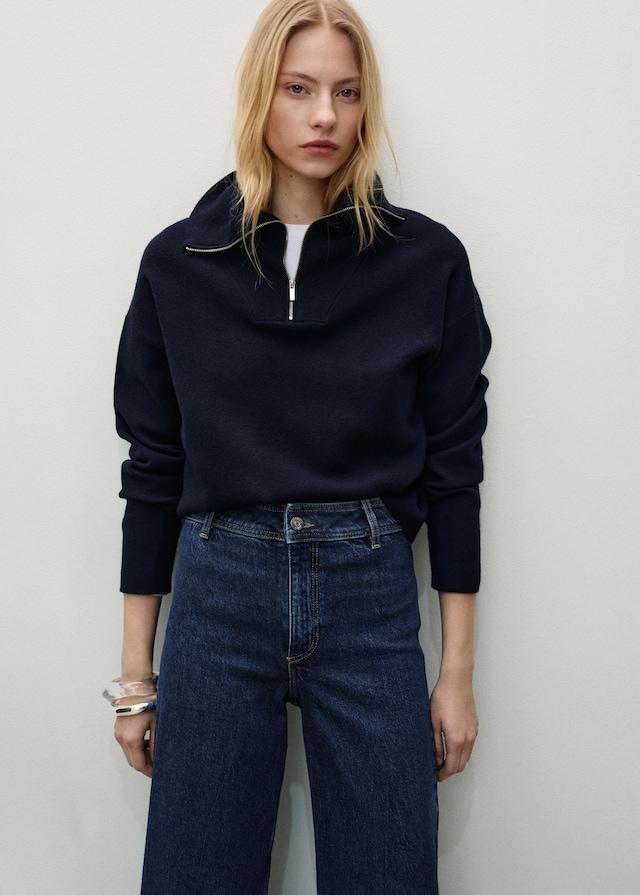 Mango Culotte-Jeans mit hohem Bund Catherin Super Rabatt