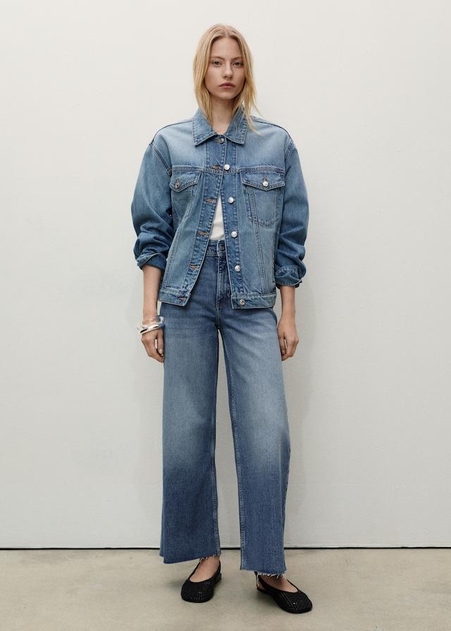 Mango Culotte-Jeans mit hohem Bund Catherin 50% Rabatt mit kostenlosem Versand