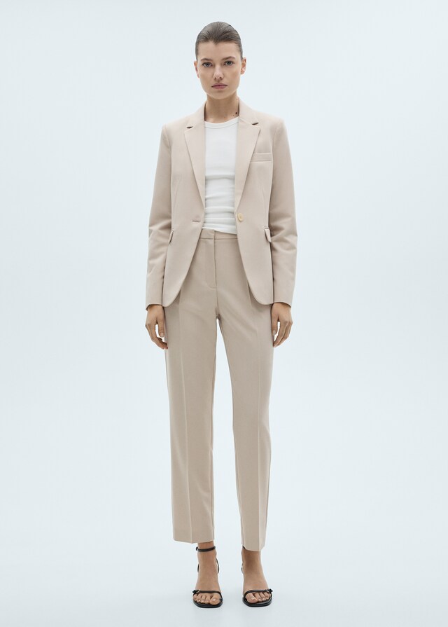 Mango Taillierter Anzugblazer Outlet