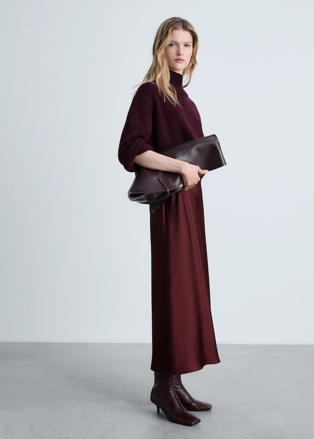 Mango Midirock mit Satin-Effekt Angebote